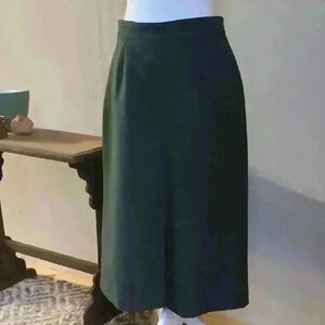 Sears Green A-line Midi Skirt